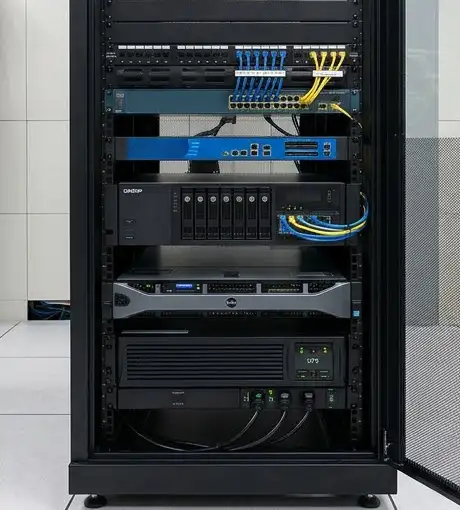 Server Rack Firewall Ups Switch